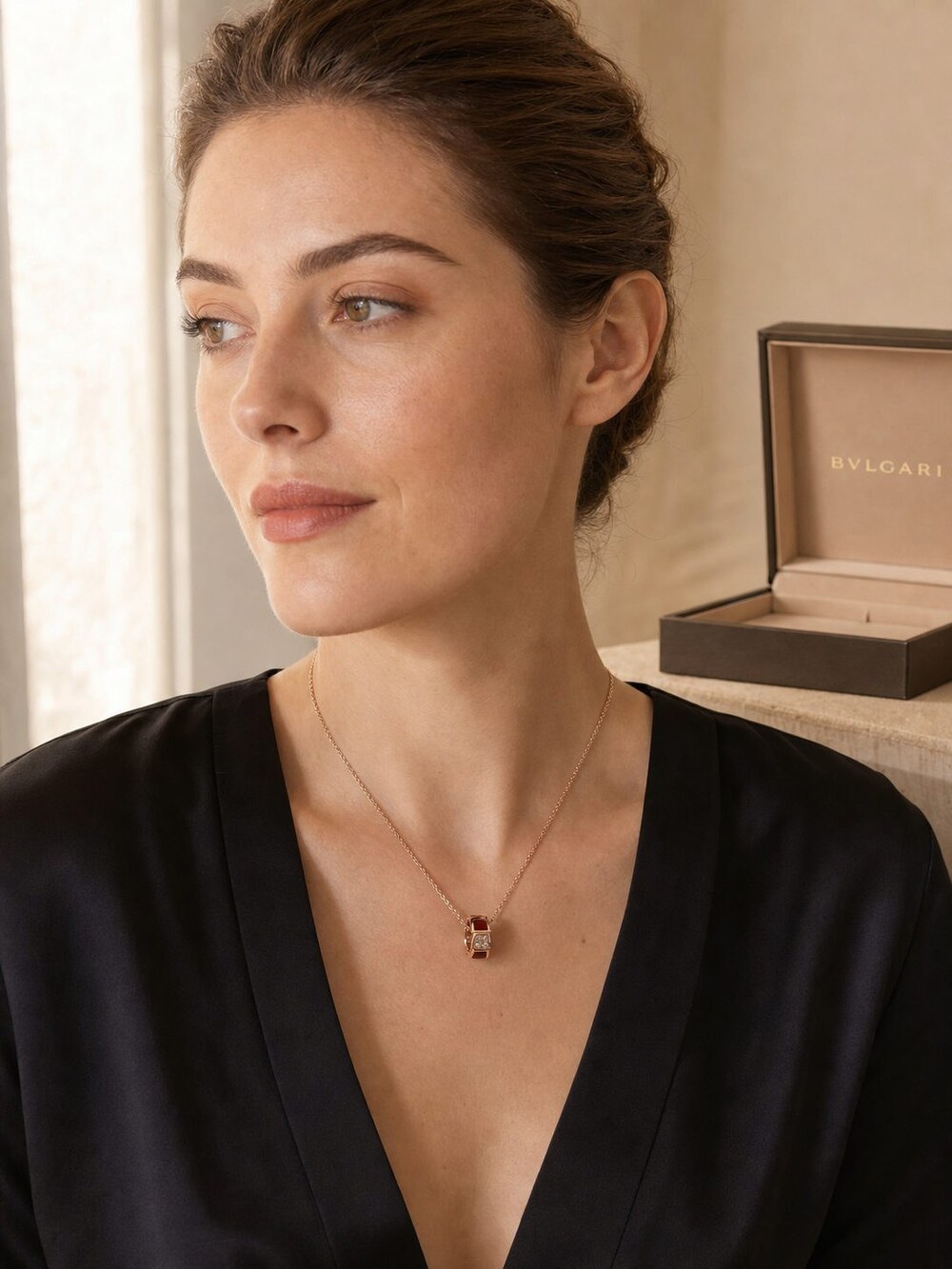 Bulgari Refined Statement Necklace Style 1 | New with Box - Picture 8 of 9